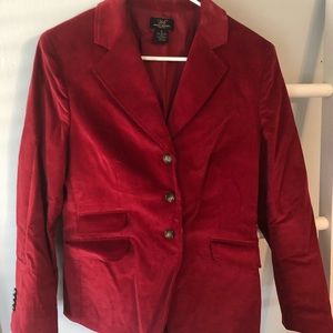 Used Brooks Brothers red corduroy blazer